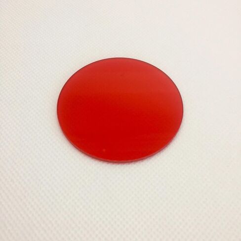 Various Sizes 600nm Long Pass Filter red Optical Glass HB600 | 46x2.0mm in Kuwait