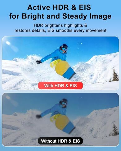 Action Camera, Body Camera 4K, 64GB Waterproof POV Camera IP65, Mini Body Cam with 1200 mAh Battery for Vlogging, Travel, Thumb Action Cam for Skiing Motorcycle Cycling in Kuwait