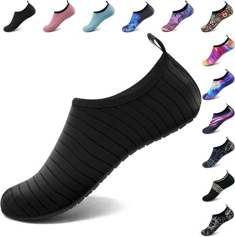 Deevike Water Shoes for Women Men Barefoot Quick-Dry Aqua Socks Slip-on for Beach Swim Surf Yoga Exercise in Kuwait