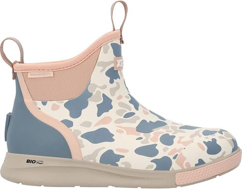 XTRATUF 6" Women’s Ankle Deck Boot Sport - 30% Lighter, 100% Waterproof Rubber Fishing Footwear - Non-Marking, SRC-Rated Slip-Resistant Outsole - Moisture-Wicking Liner in Kuwait