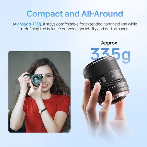 VILTROX 75mm F1.8 EVO X Mount Lens, AF 75mm f/1.8 APS-C Lens for Fujifilm X Mirrorless Cameras, Portrait Telephoto Prime Autofocus Lens for X-A7 X-E3 X-E4 X-E5 X-H1 X-M1 X-Pro2 X-Pro3 X-S10 X-T2 X-T3 in Kuwait