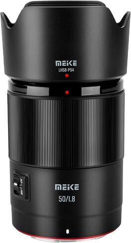Meike 50mm F1.8 AF Lens for Sony E Mount Full-Frame Cameras, Portrait Lens | Fast STM autofocus and sharp image quality for Nikon Z Mount Mirrorless Cameras Z5 Z6 Z7 Z6II Z7II Z9 in Kuwait