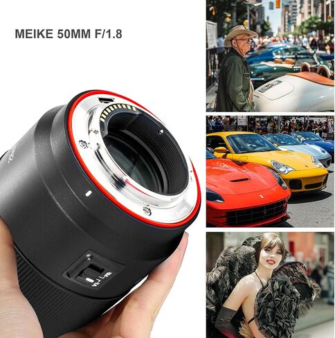 Meike 50mm F1.8 AF Lens for Sony E Mount Full-Frame Cameras, Portrait Lens | Fast STM autofocus and sharp image quality for Nikon Z Mount Mirrorless Cameras Z5 Z6 Z7 Z6II Z7II Z9 in Kuwait