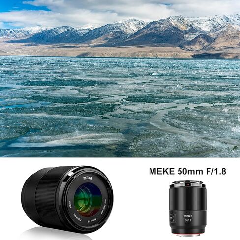 Meike 50mm F1.8 AF Lens for Sony E Mount Full-Frame Cameras, Portrait Lens | Fast STM autofocus and sharp image quality for Nikon Z Mount Mirrorless Cameras Z5 Z6 Z7 Z6II Z7II Z9 in Kuwait
