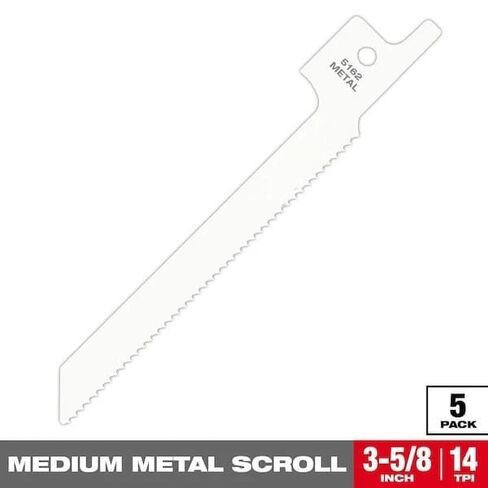 for Milwaukee Tool 48-00-5163 (5 Pk) | for Milwaukee Tool 48-00-5163 3-5/8" Super Sawzall Blade (5 Pk) in Kuwait