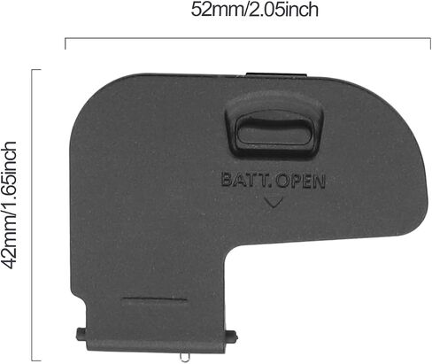 Battery Door Cover Replacement for Canon EOS R7 Cameras, Repair Part Accessory Lid Snap-On Battery Replacement Cap in Kuwait