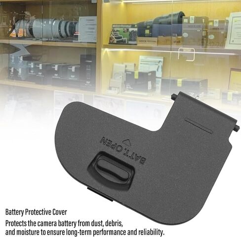 Battery Door Cover Replacement for Canon EOS R7 Cameras, Repair Part Accessory Lid Snap-On Battery Replacement Cap in Kuwait