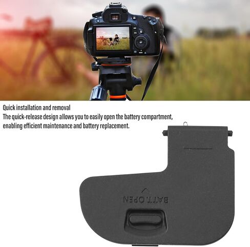 Battery Door Cover Replacement for Canon EOS R7 Cameras, Repair Part Accessory Lid Snap-On Battery Replacement Cap in Kuwait