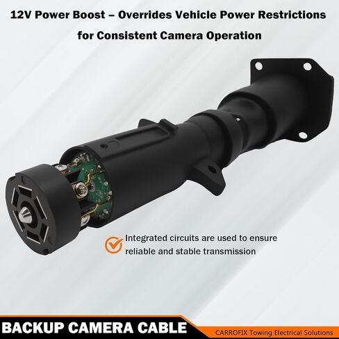 7-Way Vehicle Power Adapter to 7 Blade Connector Cable, Compatible with Furrion RV Observation Camera Replaces F2BC004XXBK in Kuwait