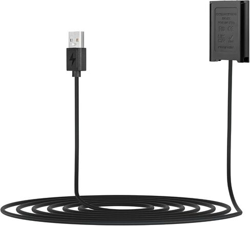 FOMITO USB Type-C PD Trigger to NP-FW50 Dummy Battery Power Adapter Cable for Sony A7000 A6500 A6400 A6300 A6100 A6000 A5100 A5000 A7 A7II A7RII A7SII A7S A7R A35 A37 A55 RX10 Camera in Kuwait