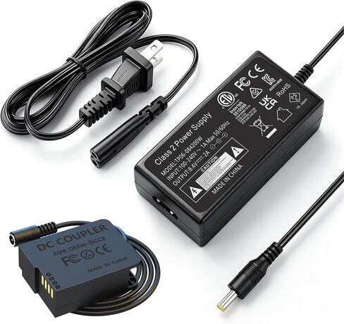 DMW-DCC11 DC Coupler DMW-AC10 AC Power Supply Adapter Kit for Panasonic Lumix DMC-LX100,LX100K,LX100S,DC-LX100 II,G100,G100K,G100V,TZ80,TZ81,TZ85,TZ90, TZ95,TZ100,TZ101,TZ110,TX1, TX2 Camera in Kuwait