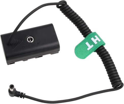 DC Barrel to NP-F970 F750 F550 Dummy Battery Power for Sony Atomos Shinobi Shogun Inferno Ninja Monitor, LED Light in Kuwait