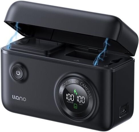 llano 20W 4-in-1 Fast Charger for Fujifilm NP-W126S Battery, SD Card Storage in Kuwait