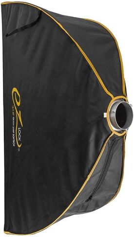 Glow EZ Lock 16x48" Quick Strip Rectangular Bowens Mount Softbox w/External, Internal Diffusers, Deflector Disk, Grid, Soft box Speedring Adapter for Studio Softbox Lighting in Kuwait