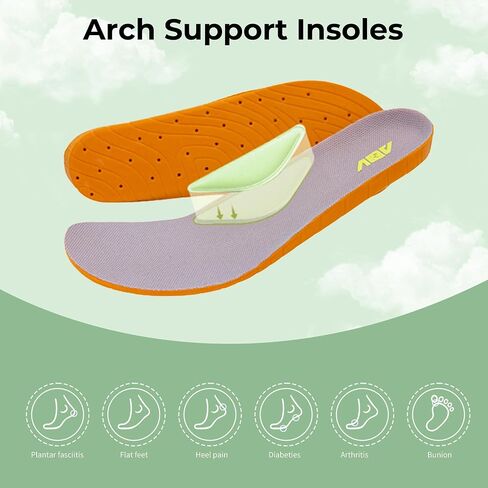 IIV Women Wide Toe Box Arch Support Walking Sneakers Plantar Fasciitis in Kuwait