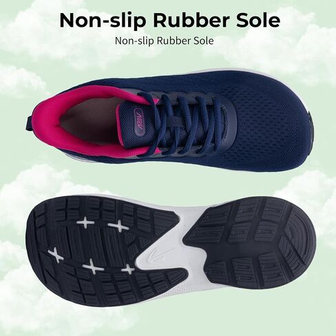 IIV Women Wide Toe Box Arch Support Walking Sneakers Plantar Fasciitis in Kuwait