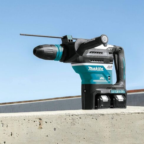 Makita XRH07PTUN 18V X2 LXT® Lithium-Ion (36V) Brushless Cordless 1-9/16" Advanced AVT® Rotary Hammer Kit, SDS-MAX, AFT®, AWS™ (5.0Ah) | 36V Lithium-Ion, SDS-MAX, Advanced AVT, AFT, AWS™ 5.0Ah in Kuwait