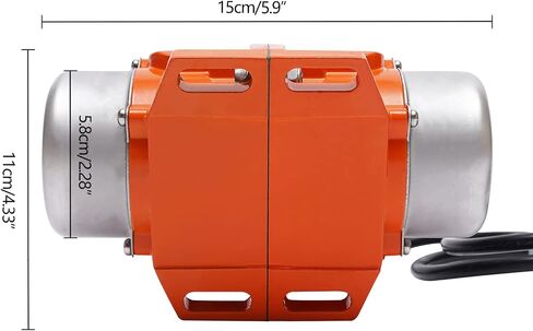 Industrial Concrete Vibrator AC Single Phase, 40W Single Phase AC 110V 3600rpm Aluminum Alloy, 3600Rpm Asynchronous Vibrator For Electricity, Construction, Food Machinery Aluminum in Kuwait