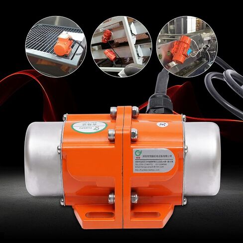 Industrial Concrete Vibrator AC Single Phase, 40W Single Phase AC 110V 3600rpm Aluminum Alloy, 3600Rpm Asynchronous Vibrator For Electricity, Construction, Food Machinery Aluminum in Kuwait