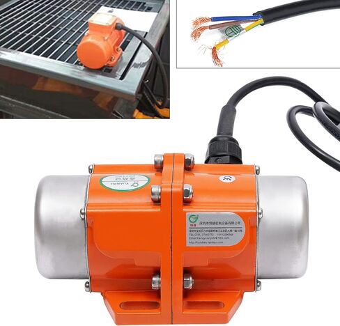Industrial Concrete Vibrator AC Single Phase, 40W Single Phase AC 110V 3600rpm Aluminum Alloy, 3600Rpm Asynchronous Vibrator For Electricity, Construction, Food Machinery Aluminum in Kuwait
