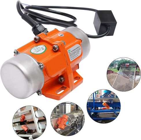 Industrial Concrete Vibrator AC Single Phase, 40W Single Phase AC 110V 3600rpm Aluminum Alloy, 3600Rpm Asynchronous Vibrator For Electricity, Construction, Food Machinery Aluminum in Kuwait