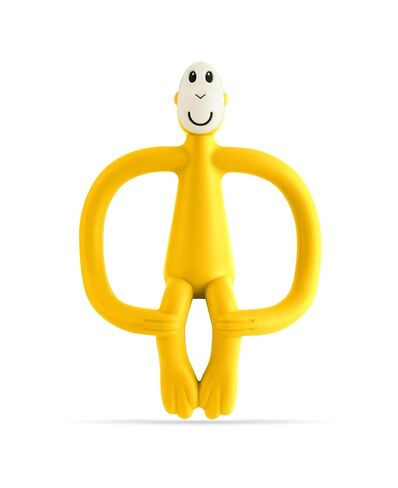 Matchstick Monkey Original Teether & Gel Applicator – Silicone Baby Teether, Easy-to-Grip, BPA-Free, Supports Self-Soothing & Early Brushing, 3 Months+, 4 Inches, Rubine Red in Kuwait