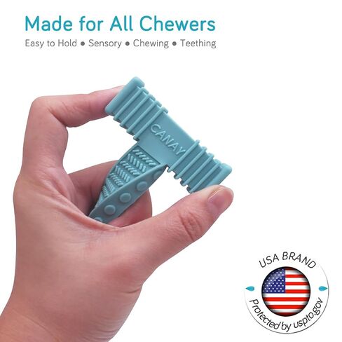 Xtra Tough Sensory Chew Toys for Autistic Children (3-12 Years Old), Teething, Oral Motor Stimulation, ADHD, SPD - Made for Moderate & Aggressive Chewers (2Pack) in Saudi Arabia