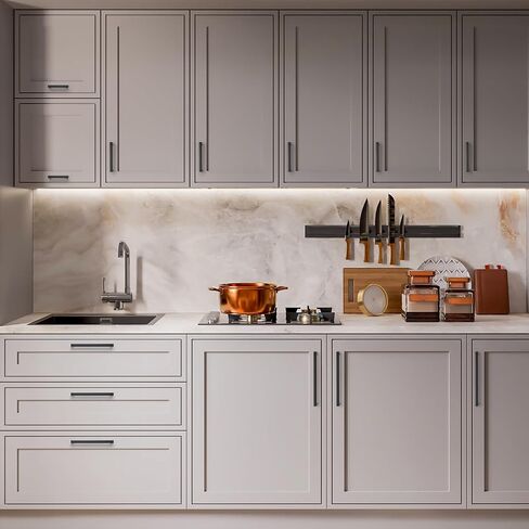 JOY DECOR Matte Black Cabinet Pulls Slim Square Handles, 3 Inch, 10 Pack | Slim Square Bar, Solid Build, Modern Look, Easy Install, For Kitchen Drawers, Dressers, Cabinets, Furniture Projects in Kuwait