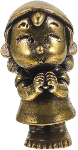 Cute Brass Knob for Boy Girl Rooms Vintage Style Decorative Handle for Dressers Cabinets and Dollhouses Playful Design for Boy Girl's Bedrooms Easy Installation in Kuwait