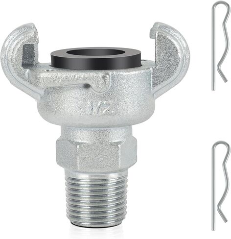 1/2 Inch Chicago Air Fitting NPT Iron Air Hose Fitting (Male End) | 2 Lug Universal Coupling 1/2'' Chicago Fitting in Kuwait