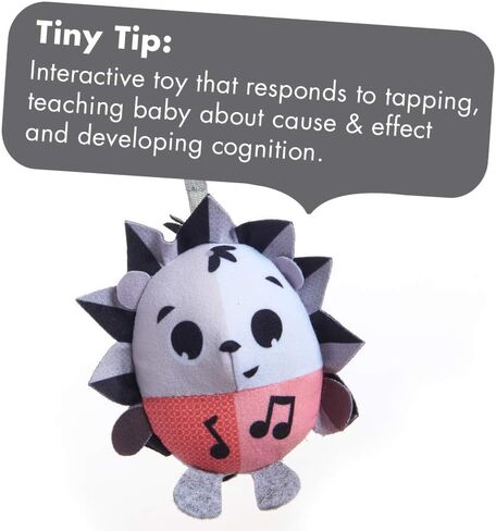 Tiny Love Baby Tummy Time Play Mat, Gymini Deluxe Baby Play Mats for Floor, Magical Tales Black & White Activity Gym in Kuwait