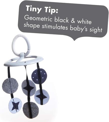 Tiny Love Baby Tummy Time Play Mat, Gymini Deluxe Baby Play Mats for Floor, Magical Tales Black & White Activity Gym in Kuwait