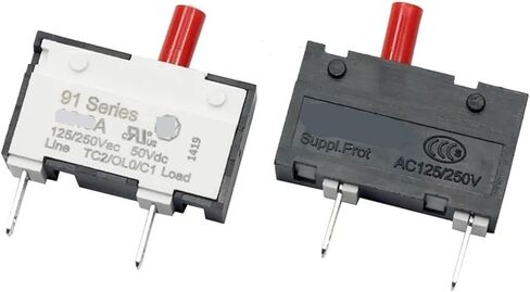1pc 2.5A Circuit breakermanual Reset Thermal Overload Protector in Kuwait