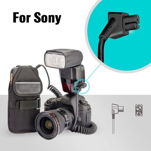 AODELAN External Flash Battery Pack Battery Power Bank for Nikon SB-5000 | SB-900, SB-910 .Replace SD-9 (12 AA Batteries Not Include) in Kuwait