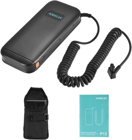 AODELAN External Flash Battery Pack Battery Power Bank for Nikon SB-5000 | SB-900, SB-910 .Replace SD-9 (12 AA Batteries Not Include) in Kuwait