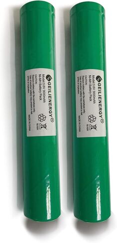 3.6V 3000mAh Ni-MH Battery (2PACK) Compatible with Streamlight Stinger 75375 75175 LED HP, XT,DS,PolyStinger, Pelican M9, FL126 Flashlight in Kuwait