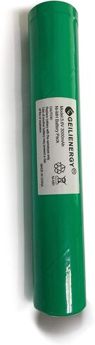 3.6V 3000mAh Ni-MH Battery (2PACK) Compatible with Streamlight Stinger 75375 75175 LED HP, XT,DS,PolyStinger, Pelican M9, FL126 Flashlight in Kuwait