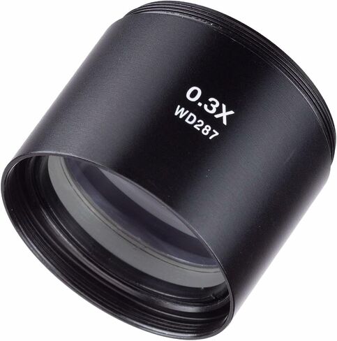 AmScope ZM03 0.3X Barlow Lens For ZM-Series Stereo Microscope Heads, 48mm Diameter Mount in Kuwait