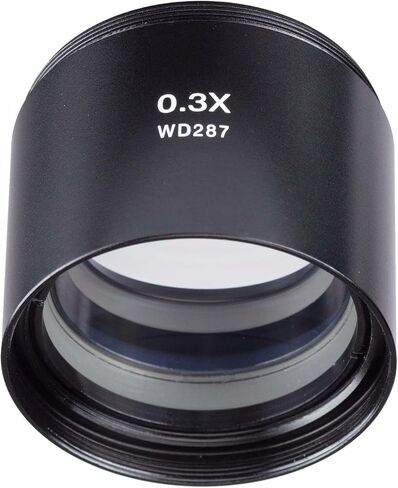 AmScope ZM03 0.3X Barlow Lens For ZM-Series Stereo Microscope Heads, 48mm Diameter Mount in Kuwait
