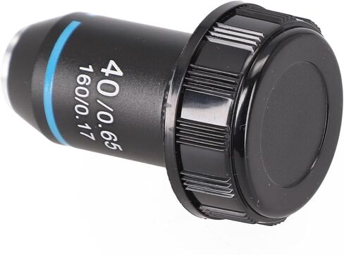 Achromatic Microscope Objective Lens 4X 20X 40X 60X 100X Oil Immersion RMS 20.2mm Thread for Biological Lab Microscope 160mm Tube Length Copper Core(4X) in Kuwait