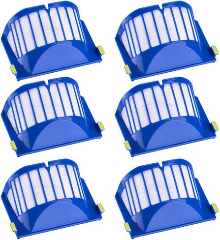 Filters for iRobot Roomba 675 677 670 665 655 645 614 694 692 ONLY | 6-Pack, Robot Vacuums HEPA Filter Replacement Spare Parts Accessories in Kuwait
