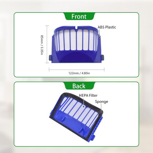Filters for iRobot Roomba 675 677 670 665 655 645 614 694 692 ONLY | 6-Pack, Robot Vacuums HEPA Filter Replacement Spare Parts Accessories in Kuwait
