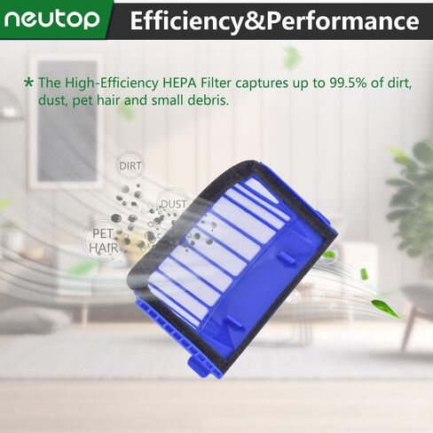 Filters for iRobot Roomba 675 677 670 665 655 645 614 694 692 ONLY | 6-Pack, Robot Vacuums HEPA Filter Replacement Spare Parts Accessories in Kuwait