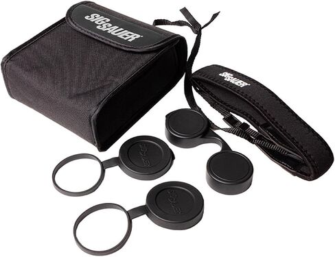 SIG SAUER Canyon HD 12x50mm Fogproof Hunting Binoculars | Waterproof IPX-7 Rated Tripod-Adaptable Optic with Multicoated Lenses, Harness Strap, Covers & Case Included, Flat Dark Earth in Kuwait