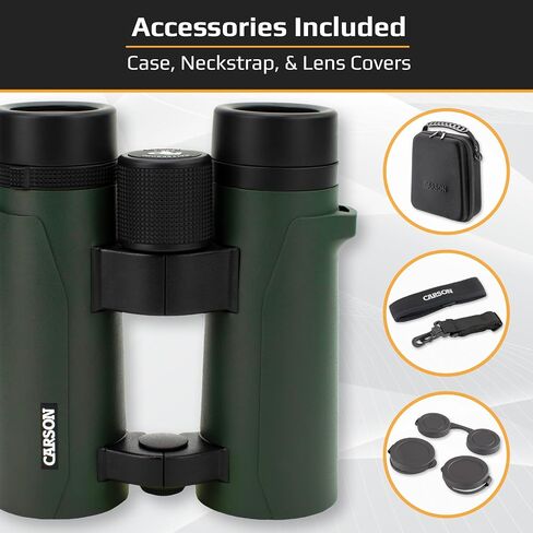 RD Series 8x26mm, Open Bridge Compact Binoculars | HD Waterproof Binoculars with Multi-Coated Optics - High Power Binoculars for Birdwatching (RD-826) in Kuwait