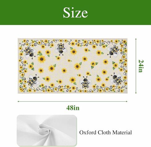 Fluorescent Light Covers, Sunflowers Bee Magnetic Light Covers for Ceiling Lights, Summer Watercolor Farmhouse Country on Linen Fluorescent Ceiling Shade for Classroom Bedroom Office 4x2Ft x 1PCS in Kuwait