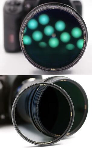 B+W 77mm Basic Circular Polarizer MRC Glass Filter in Kuwait