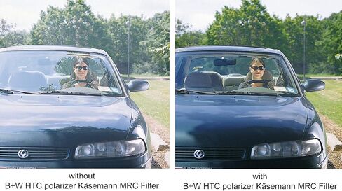 B+W 77mm Basic Circular Polarizer MRC Glass Filter in Kuwait