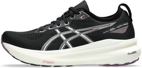 ASICS Women's Gel-Kayano 31 Running Shoes, 11, Black/Pure Silver in Kuwait