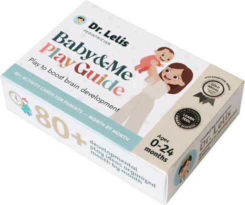 Baby Activity Cards – Baby & Me Play Guide | 80+ Developmental Activities for Babies (0–24 Months) | Triple Award-Winning | Milestones Play Ideas for New Moms in Kuwait
